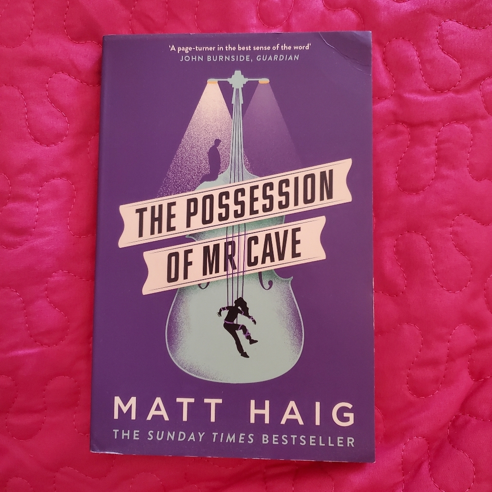 Purple 'The Possession of Mr Cave' Book